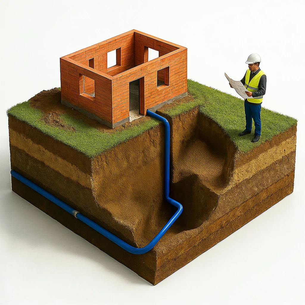 Budowa przyłącza wodociągowego Otwock